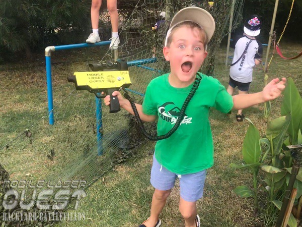 Laser tag setup for school holiday OSHC incursion